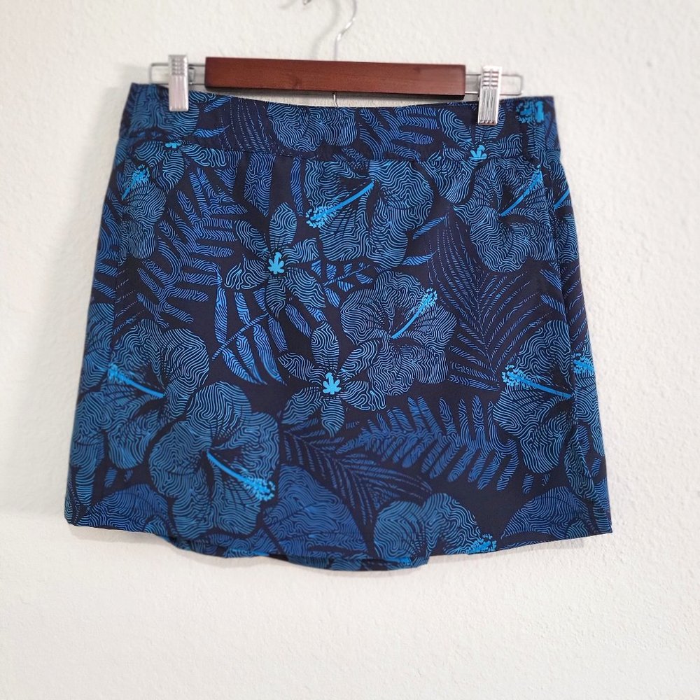 RipSkirt Hawaii Wrap Skirt Maui Moonlight Blue SZ S